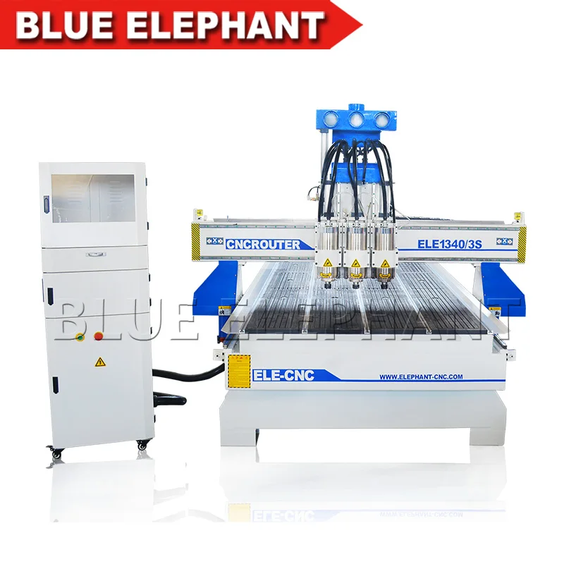1340 пневматическая система мульти шпиндельная головка cnc режущая машина дизайн
