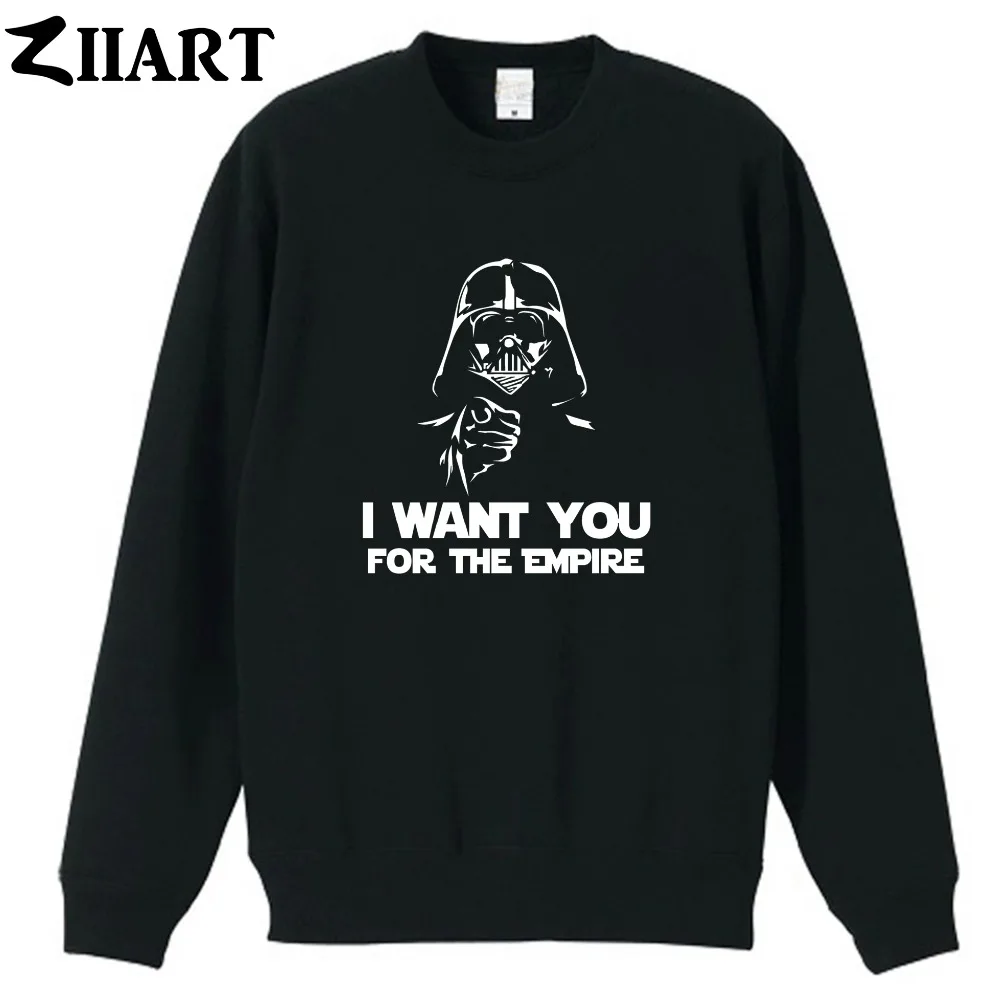 Флисовая Толстовка darth vader i want you для пар в стиле ампир хлопковый свитер девочек и