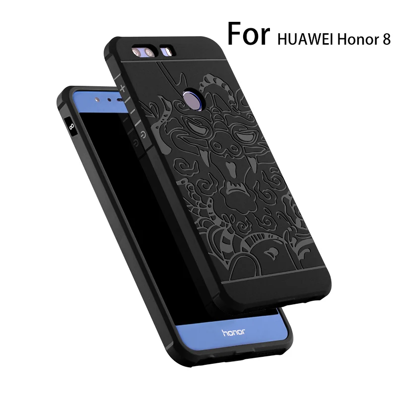 Роскошный чехол Для HUAWEI Honor 8 Высокое качество жесткий силиконовый Защитный