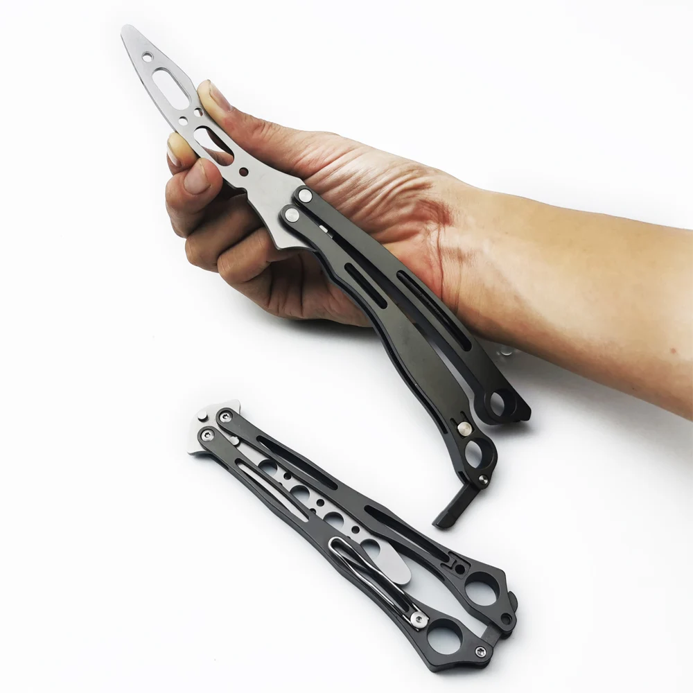Spyderco бабочка тренировочный нож складное лезвие самообороны не Заостренный