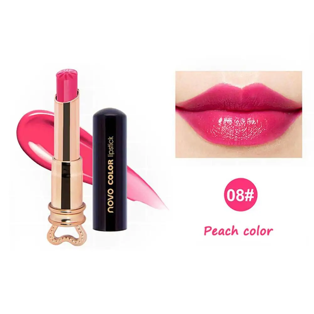 

Novo Long-Lasting No-Marking Lipstick Velvet Matte Lipstick Cameo Brown Brick Red Moisturizing Lipstick Cosmetics 8 Color