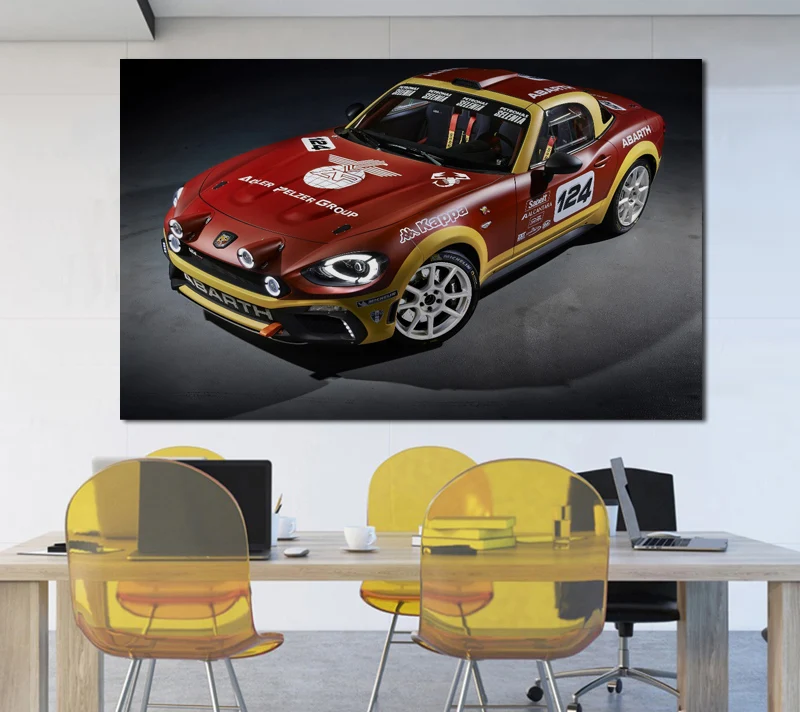 Гоночный автомобиль spider abarth rally edition Женева auto show гостиная украшение домашнее