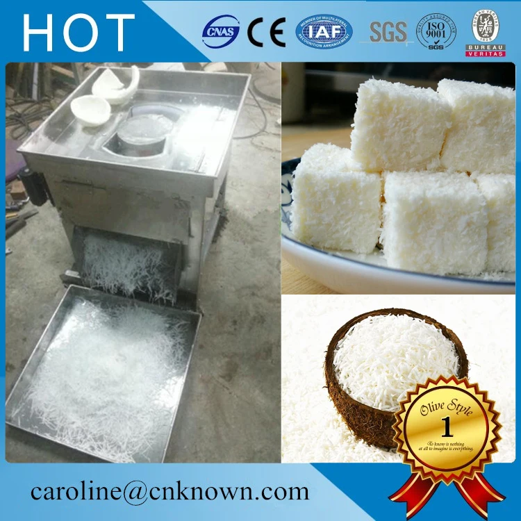

110V/220V slender fluffy solid and durable coconut shredding machne free shipping by sea with CFR terms