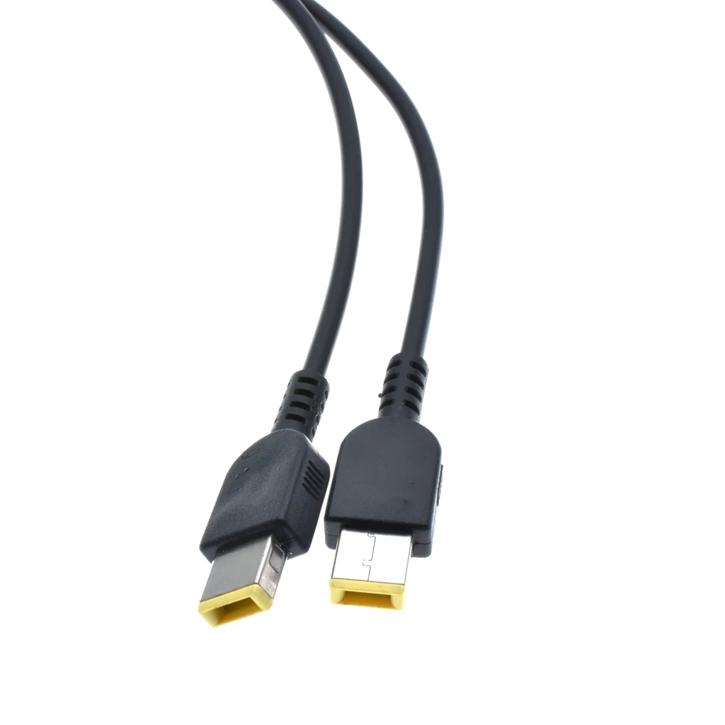 Квадратный штекер постоянного тока на 2 двойных USB разъема Y образный