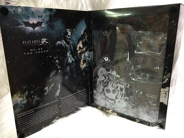 Playarts PLAY ARTS KAI Бэтмен Темный рыцарь Джокер ПВХ фигурка Коллекционная модель игрушки 21 см KT1812