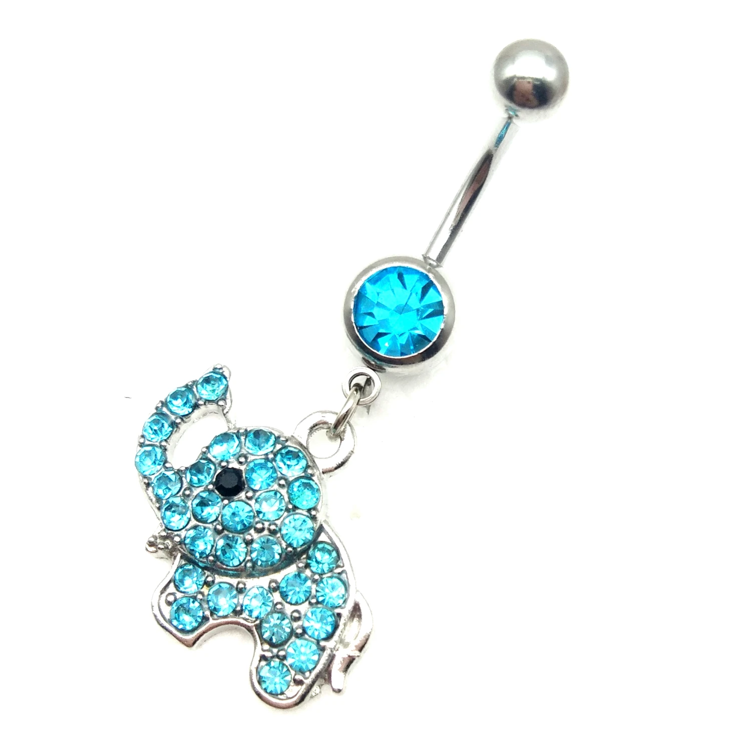 Новое поступление ювелирное изделие для тела слон живот пирсинг пупка 3 цвета