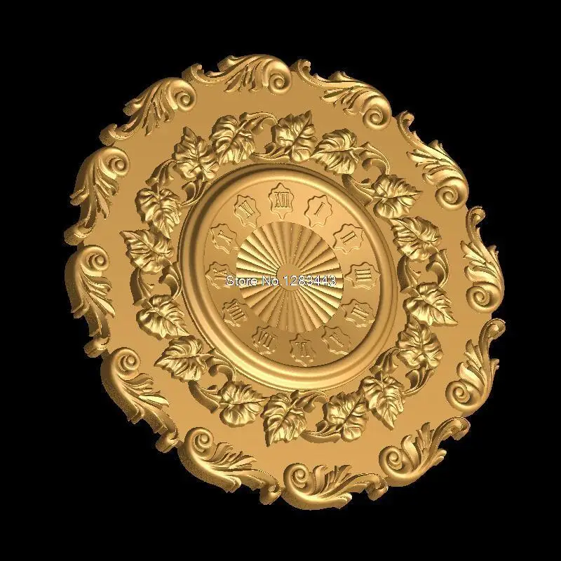

3d model STL relief STL format 3d model relief for cnc in STL file format Clock_24