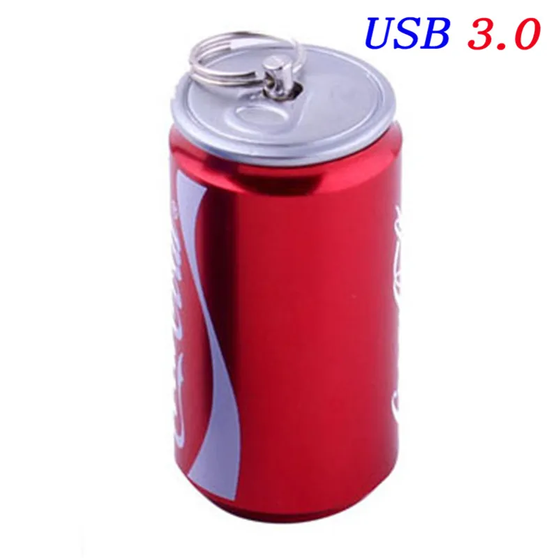 Red usb 3.0 JASTER USB 3,0 модный металлический 3-цветный cola tank USB флеш-накопитель 4 Гб 128 ГБ 16 ГБ 32 ГБ 64 Гб USB внешний накопитель - Цвет: Red usb 3.0