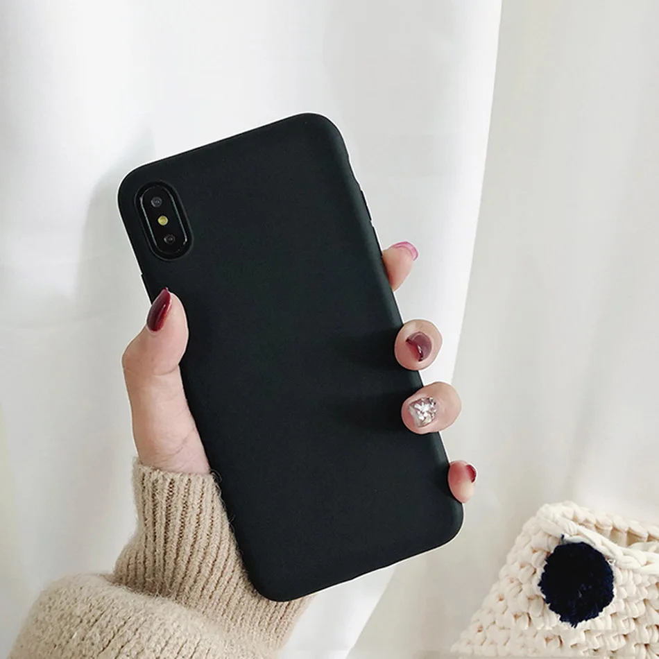 Moskado однотонный карамельный цвет чехол для телефона для iPhone 6S 6 7 8 Plus 5 5S SE Модный чехол для iPhone X XS Max XR Ультратонкий Мягкий ТПУ