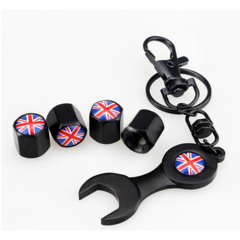 4 шт. автомобилей аксессуары с флагом Англии устройство для крышка колеса струны
