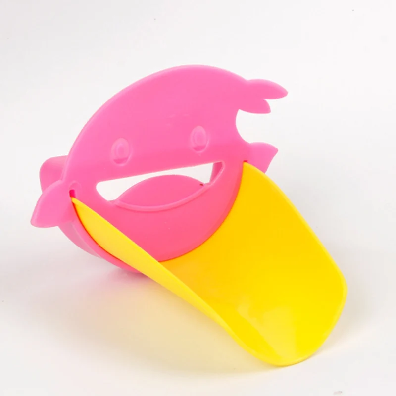 dolphin pink yellow Ванная комната милая форма краба кран расширитель малыш мытья рук кран раковина Санузел поставки - Цвет: dolphin pink yellow