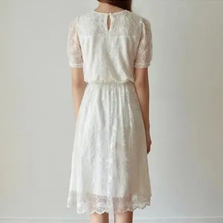 Летняя женская одежда 2018 халат Белое Кружевное облегающее женское платье с