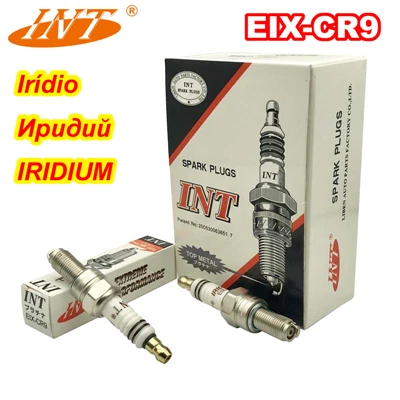 INT EIX-CR9 INT 2 шт. никель Иридиевый мотоциклетный Свеча зажигания EIX-CR9 E-CR8 EIX-CR8 для CR9EK CR8EK CR9EIX CR9E CR9EIA-9 CR9EB CR9E IU27 IU24 - Цвет: INT EIX-CR9