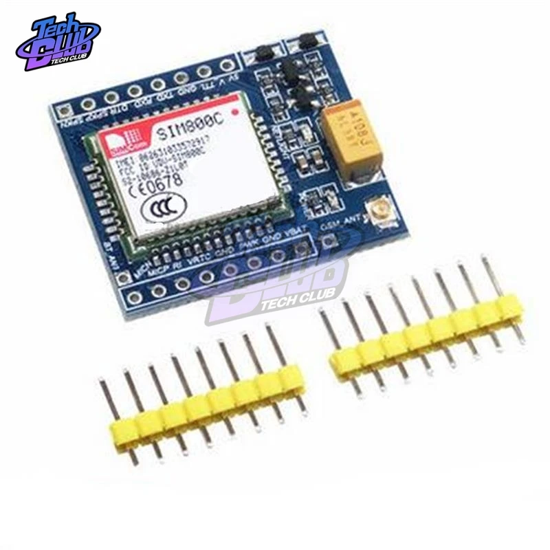 Модуль разработки SIM800C GSM / GPRS 5 В/3 3 в TTL IPEX с Bluetooth TTS для Arduino STM32 C51|Детали и