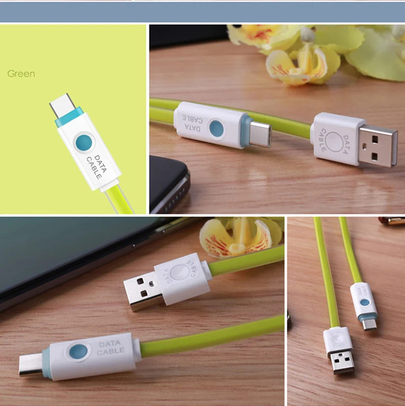 STOD type C USB кабель светодиодный светильник Usb C для Nokia N1 huawei P9 Nexus Lumia 950 XL lenovo Xiaomi zte Meizu Letv зарядное устройство type-c провод