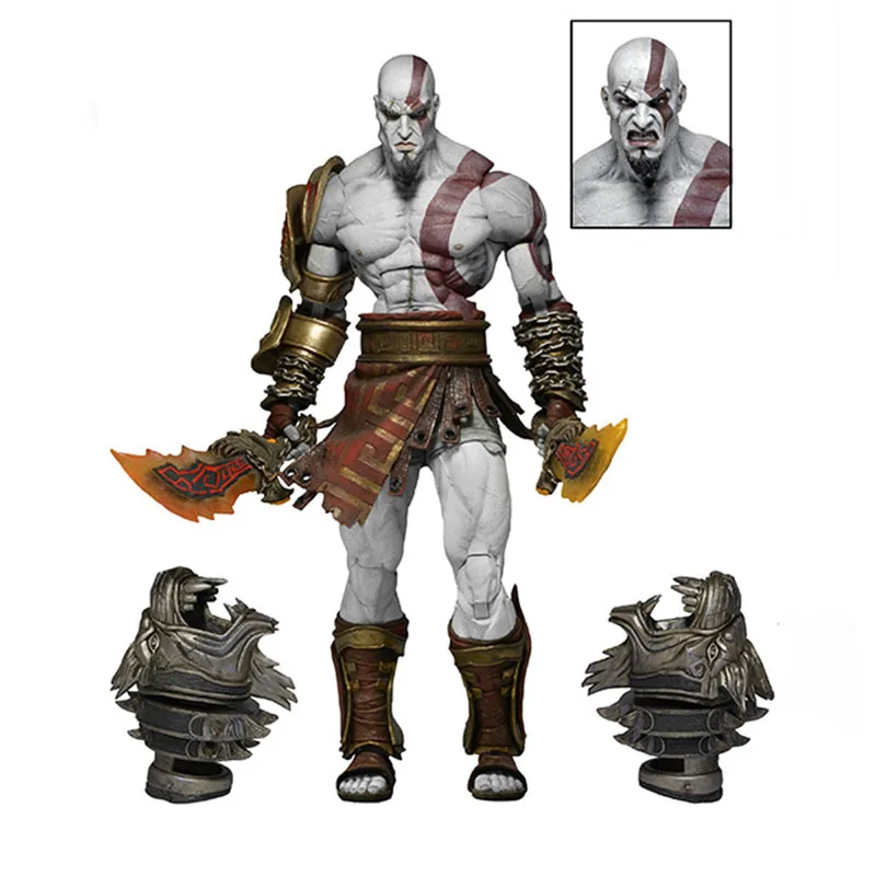 No Box NECA God Of War 3 призрак Спарты Кратос фигурка модель игрушка игра Кратос Фигурки Коллекционная модель статуи подарки для друзей - Цвет: No Box