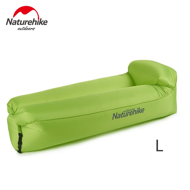 L - Green Naturehike Надувной Спальный Мешок с бананом, открытый пляжный шезлонг, надувной кемпинг, кресло для отдыха, наполненный воздухом, шезлонг, кемпинг, диван - Цвет: L - Green