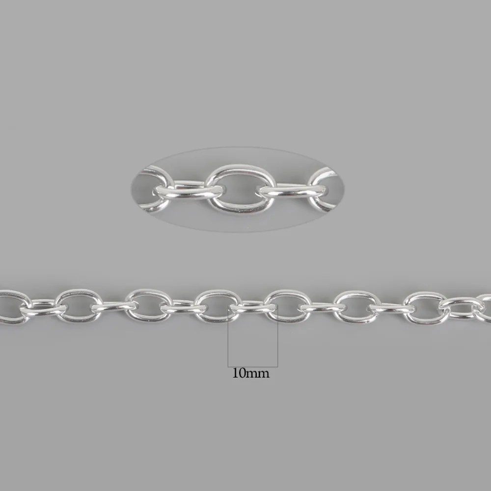 Алюминиевая цепочка O-образной формы латунная фурнитура для изготовления