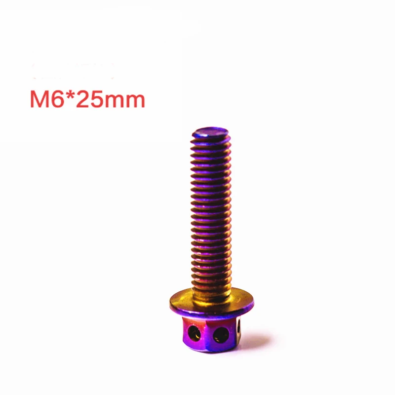 JQTUNING-M6x20 M6x25 Neo мотоциклетный дисковый тормоз Ti Bolt плоскогубцы титановые болты