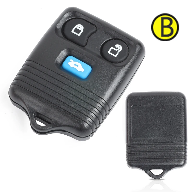 KEYECU 1x / 2x для Lincoln Mazda Mercury Ford Edge Escape Escort автомобильный чехол ключей Fob 3 кнопки FCC: