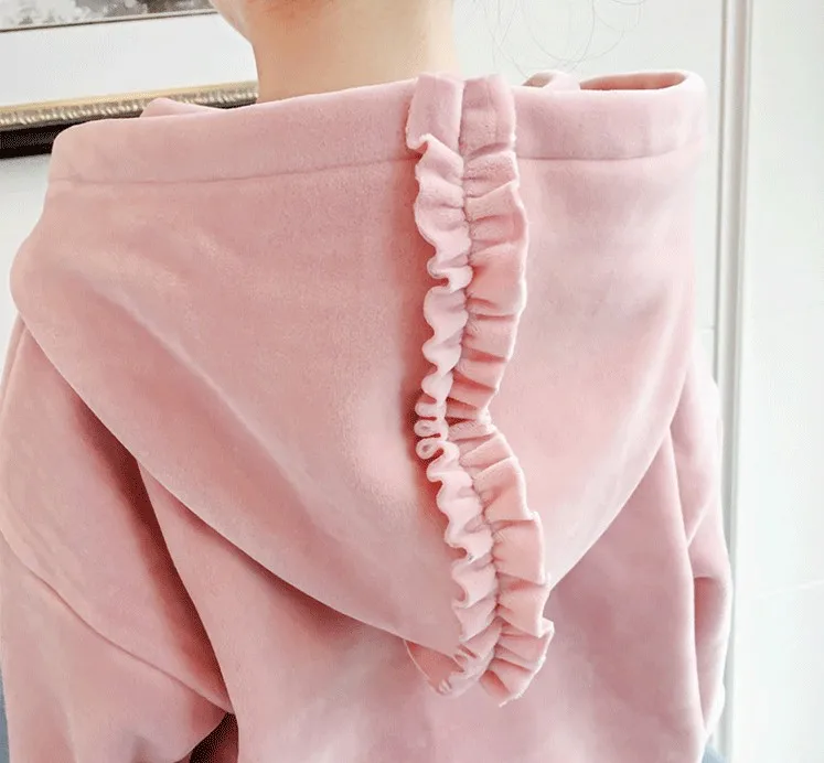 Новинка 2018 года на осень-зиму толстые теплые девушки одежда в мультипликационном