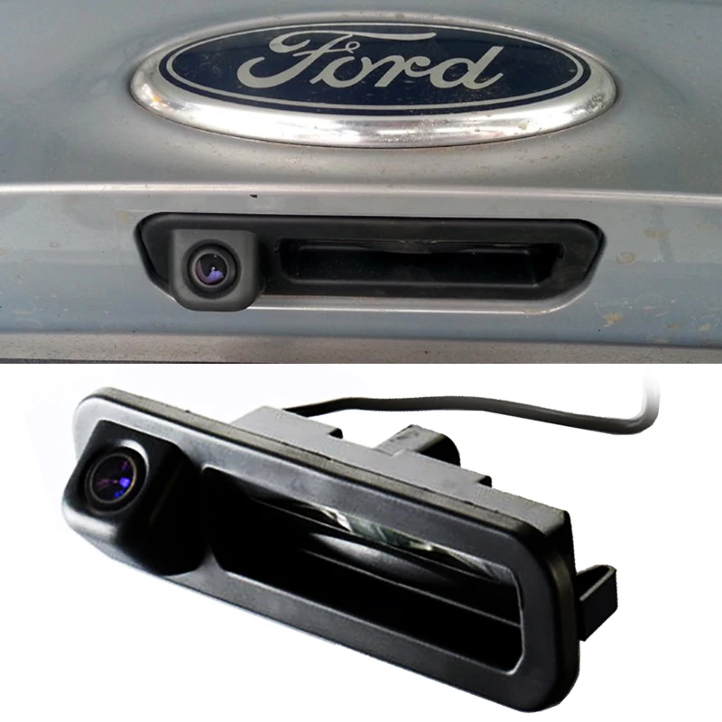 Приложение wifi Автомобильная камера заднего вида Беспроводная для Ford Focus 2012 2013 для Focus 2 Focus 3 камера с ручкой багажника с питанием для Android IOS