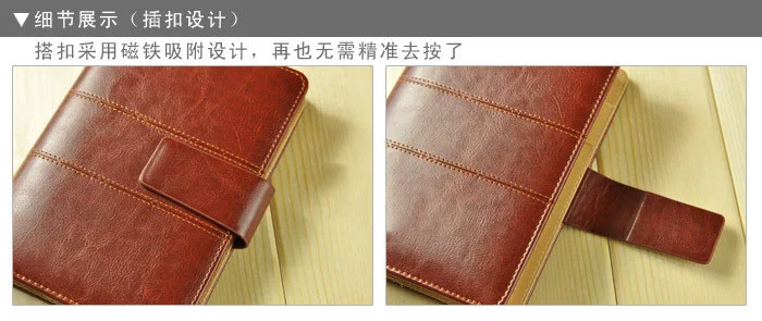 Высокое качество PU кожаный блокнот канцелярский дневник на спирали книга 120 gsm 80