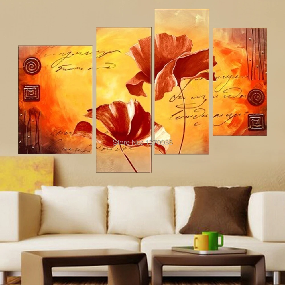 Заводская цена высокое качество группа масляных картин 100% фотокартина маслом на