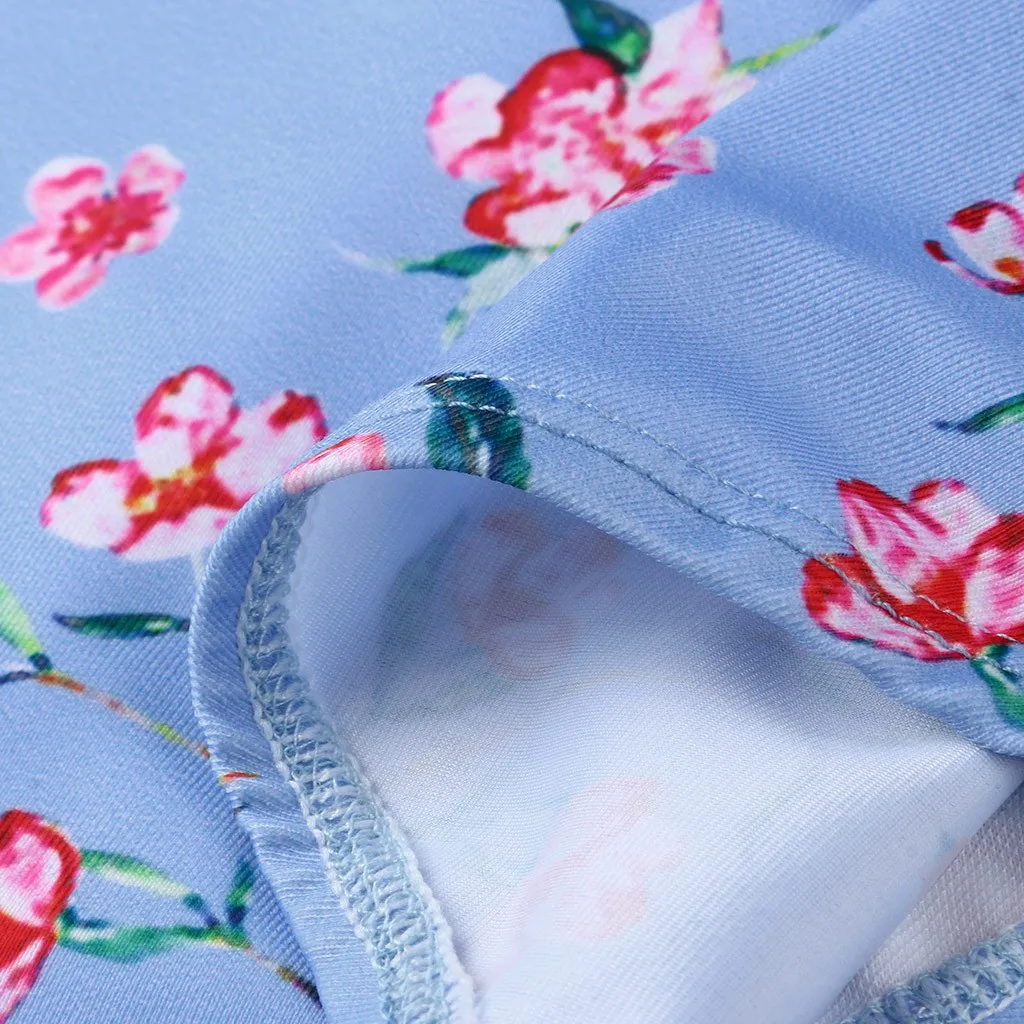 Купальник для беременных с открытыми плечами цветочный принт купальник Цельный