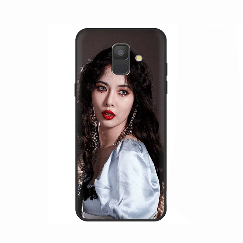 B6 HyunA Ким Мягкий силиконовый чехол для телефона для samsung GaLaxy A3 A5 A6 A7 A8 A9 A10 A30 A40 A50 A70 J6 - Цвет: B6