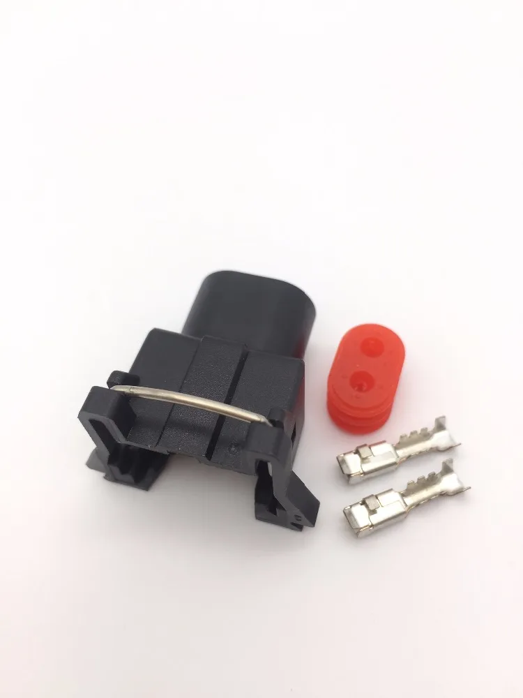 5 шт./лот 2 Pin/Way гнездовой разъем топливного инжектора EV1 для Delphi Namz ND LS1 LSx 12129142 |