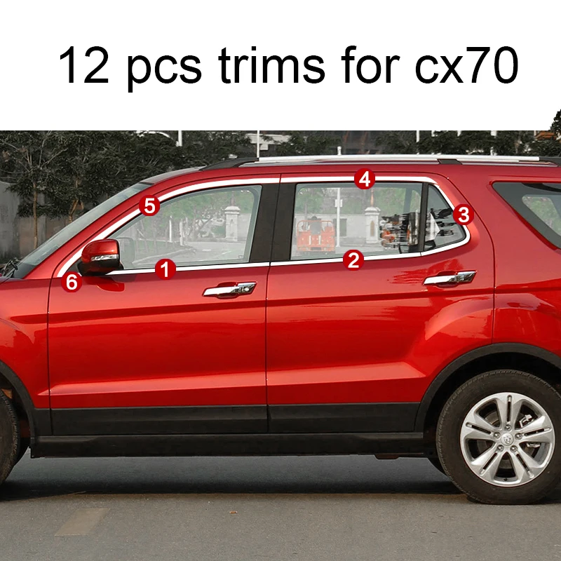 Lsrtw2017 304 нержавеющая сталь автомобильные окна для changan cx70 2016 2017 2018 | Автомобили и