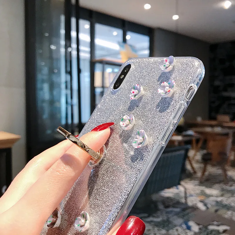 Luxury DIY Handmade Flower Cover for Samsung A3 A5 A7 2016 2017 A8 2018 A750 Bling Glitter Finger Ring Flash powder Case |
