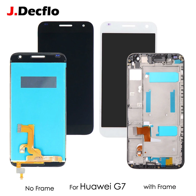 Оригинальный ЖК дисплей Дисплей для HUAWEI G7 Сенсорный экран дигитайзер без рамы