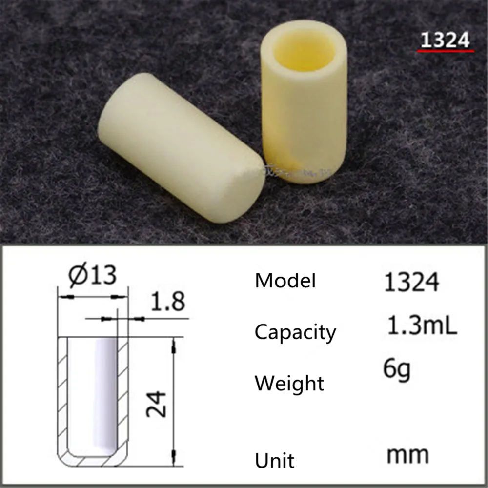 99.5% цилиндрический корундовый тигель/глинозем керамический тигель/1 3