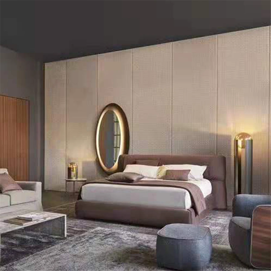 Скандинавские постсовременные стеклянные шариковые настольные лампы для