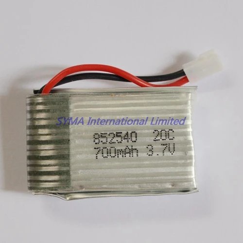 Литий полимерный аккумулятор 1S 3 7 В 20C 700 мА · ч с защитной платой для SYMA X5 X5C Cheerson 2 4