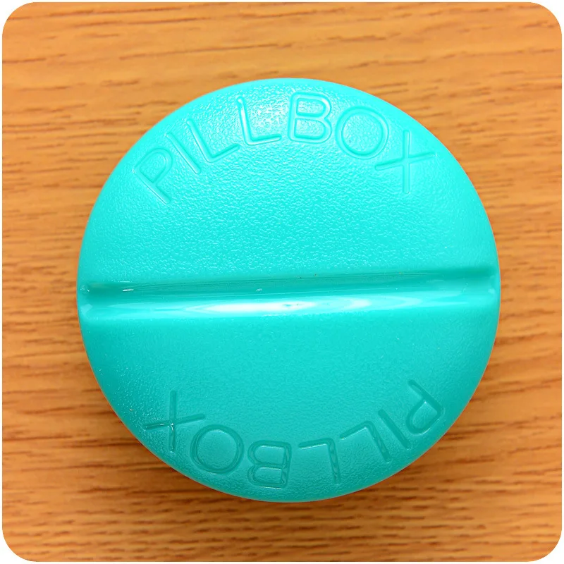 Конфетная однотонная симпатичная коробка для таблеток медицинский Дорожный