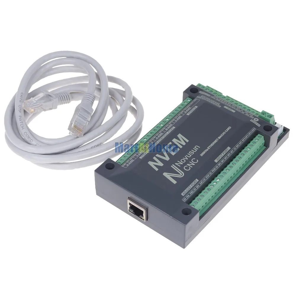 Плата контроля движения NVEM4 V2 CNC 4 Axis 200KHZ Ethernet MACH3 для серводвигателя шагового
