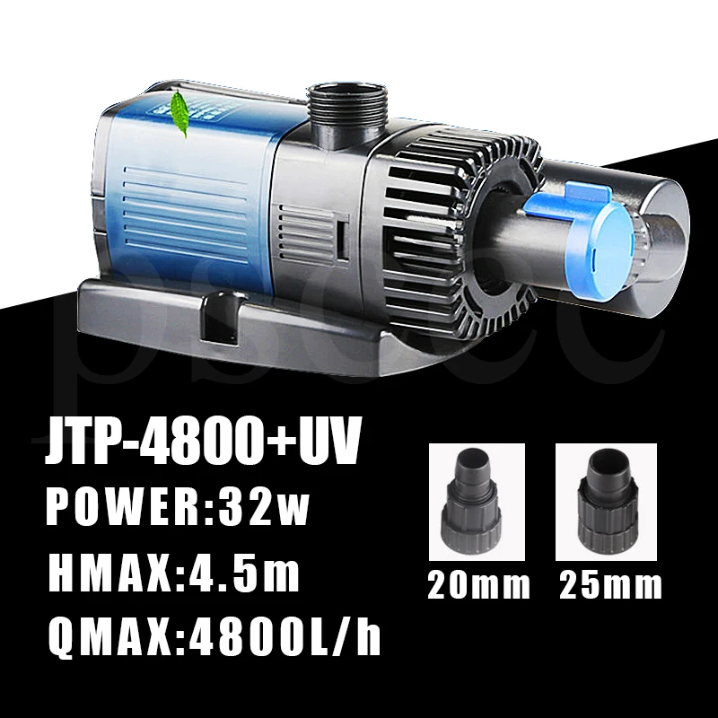 SUNSUN крайне низкий уровень шума погружной насос JTP 4000 5000 6000 7000 8000 9000 10000 12000 14000 16000 18000 с ультрафиолетовой лампой. Насос eco