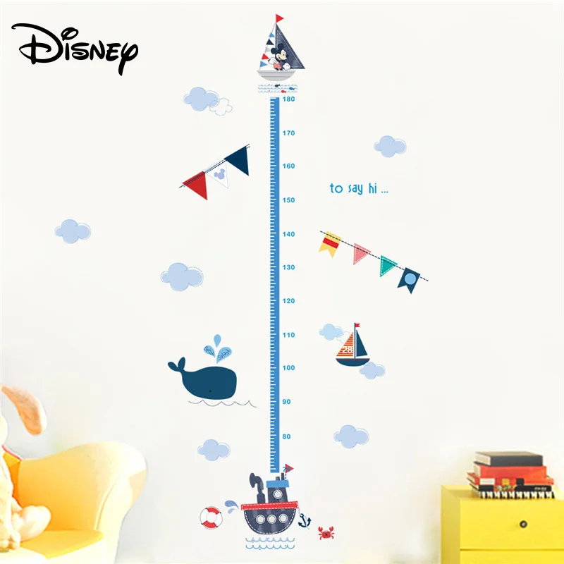 

Disney Minnie height stickers children's room living room cartoon baby size height rule decoration stickers Mickey