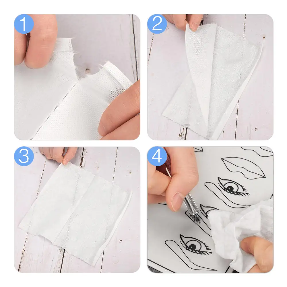 

Disposable Tattoo Paper Tattoo Supplies Wipe Tissue Face Towel Non-Woven Tattoo Supply Body Art
