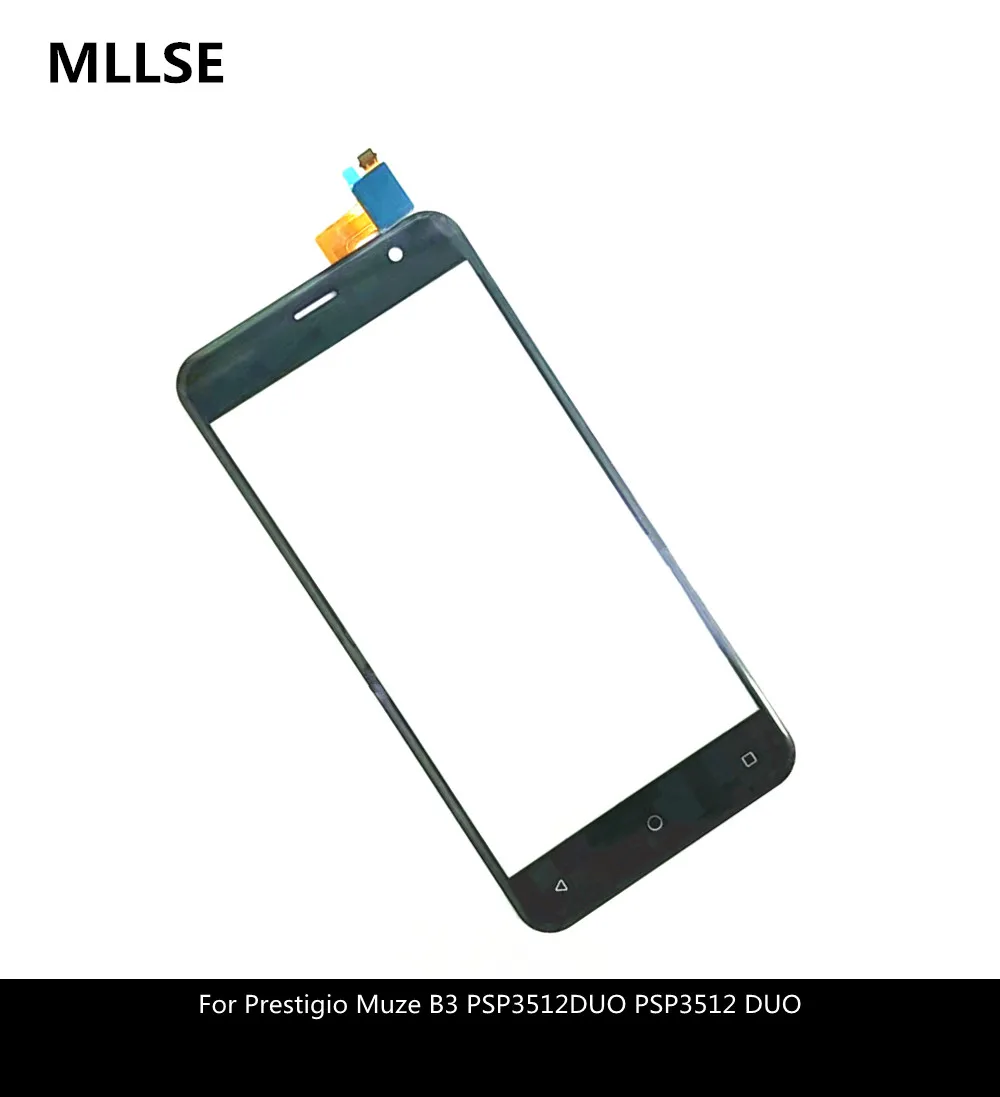 Тесты Сенсорный экран Сенсор для Prestigio Muze B3 PSP3512DUO PSP3512 DUO стекло на сенсорный экран дигитайзер объектив с Стикеры