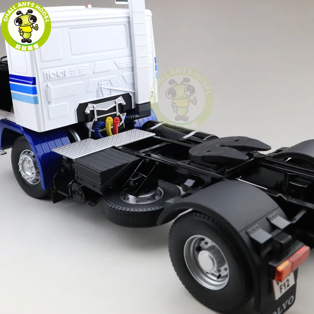1/18 ROAD KINGS KK Volvo F1220 тягач 1977 литой автомобиль модели грузовиков игрушки для детей подарок белый и синий