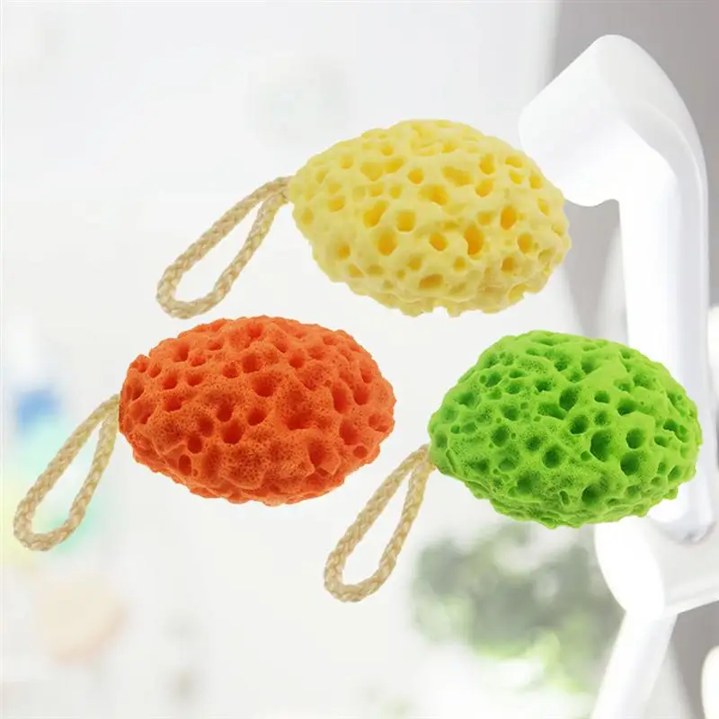 3 шт губка для ванны практичная сотообразная форма удобный шарик душа Очищающая