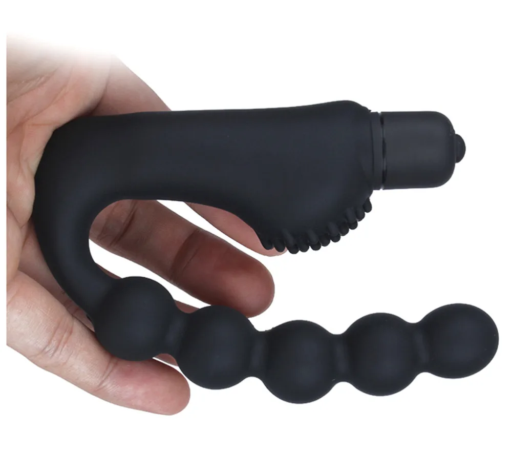 Силиконовые вибрационный Анальная пробка для мужской и женский простаты