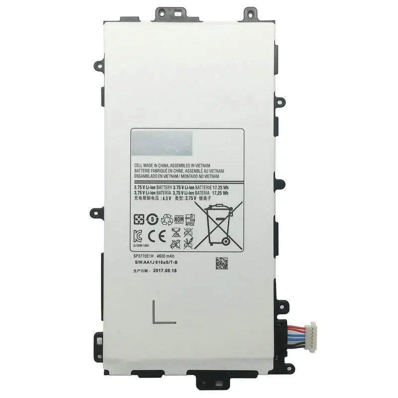 AVY SP3770E1H аккумулятор для samsung Galaxy Note 8,0 8 Tab GT-N5100 GT-N5110 N5120 Сменные Аккумуляторы для планшетов 4600 мАч