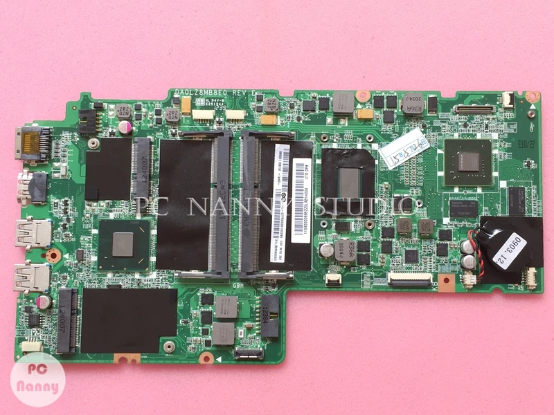 Материнская плата PCNANNY DA0LZ8MB8E0 для ноутбука Lenovo U410 материнская работает с картой
