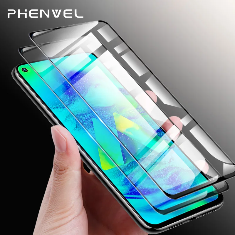 2 шт протектор экрана для samsung A80 M40 9H 2.5D Защитное стекло для samsung Galaxy M30 A90 A20 M10 A9 закаленное стекло