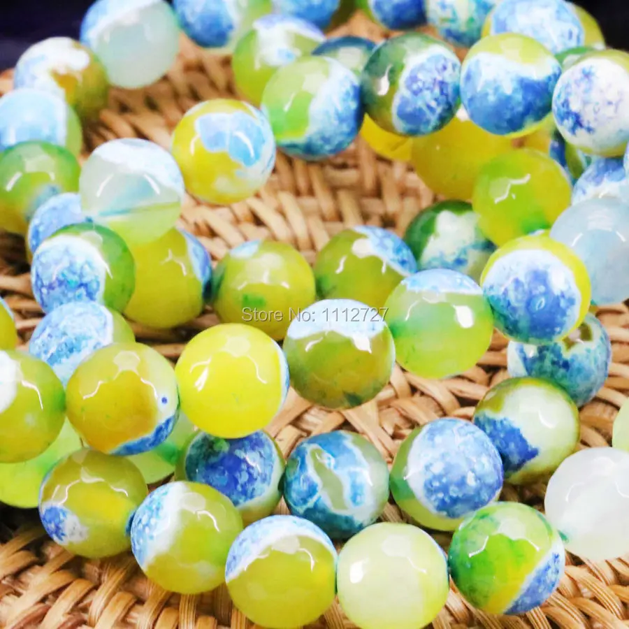 Бусины Из Натурального оникса желтого и синего цвета 6/8/10/12 мм|onyx beads|designer beadsbeads round